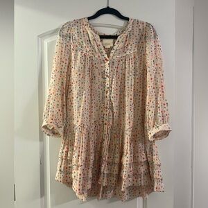 Maeve Multicolor Geometric Pattern Dress